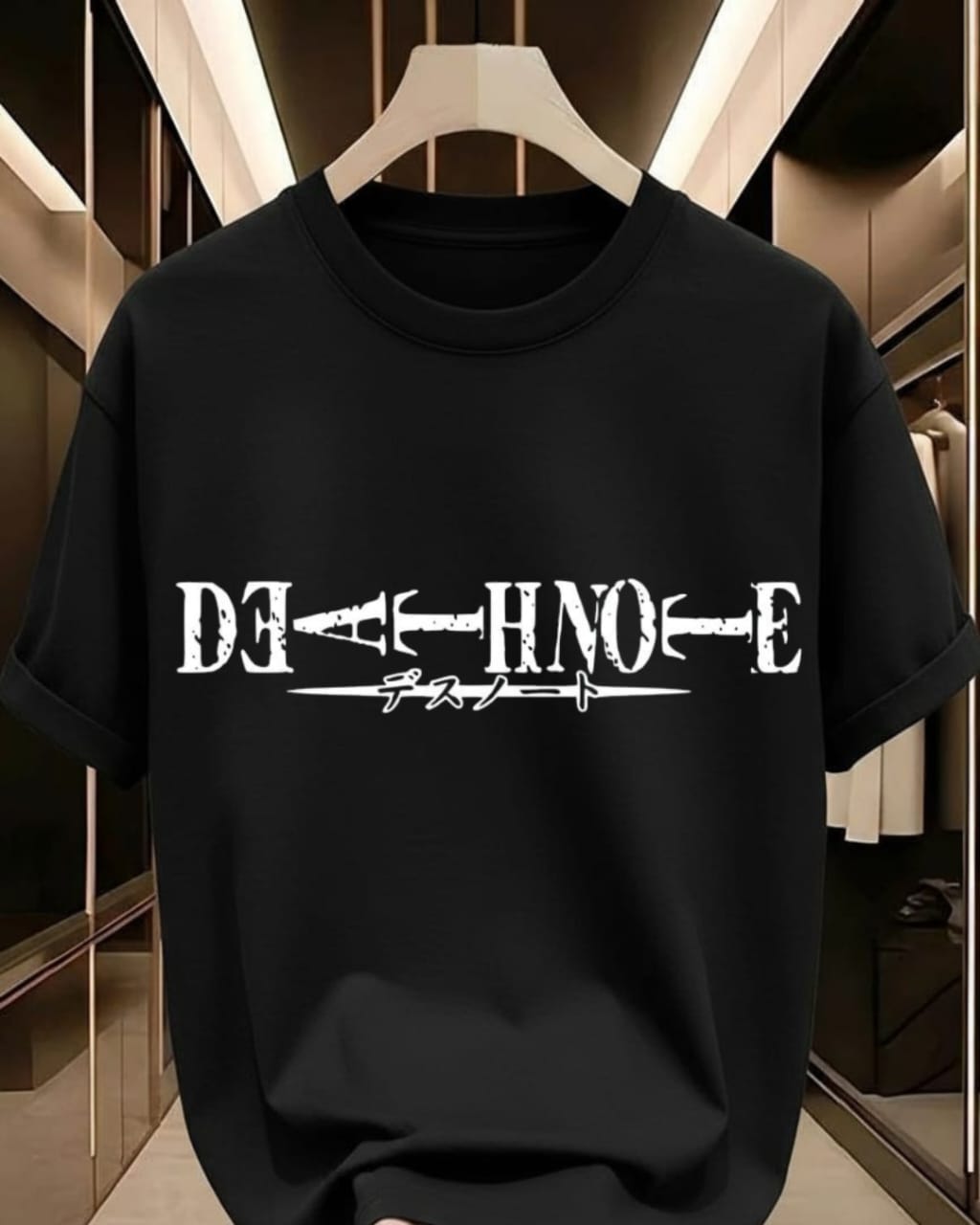 Death Note Oversized T-Shirt | L Edition | Anime Streetwear Graphic Tee for Men