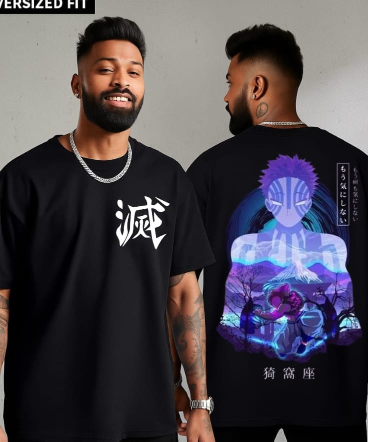 Akaza Upper Moon Demon Graphic T-Shirt