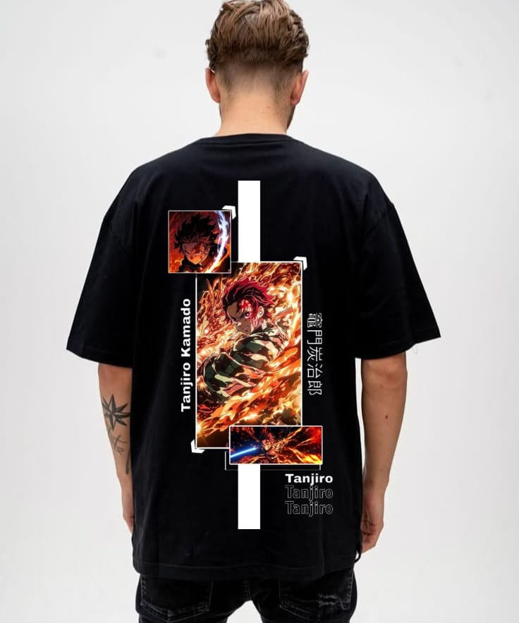 Tanjiro Kamado Demon Slayer Anime T-Shirt – Water Breathing Graphic Tee