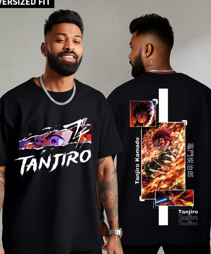 Tanjiro Kamado Demon Slayer Anime T-Shirt – Water Breathing Graphic Tee