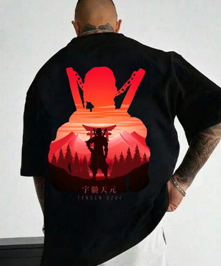 Demon Tenji Ninja Hashira Graphic T-Shirt