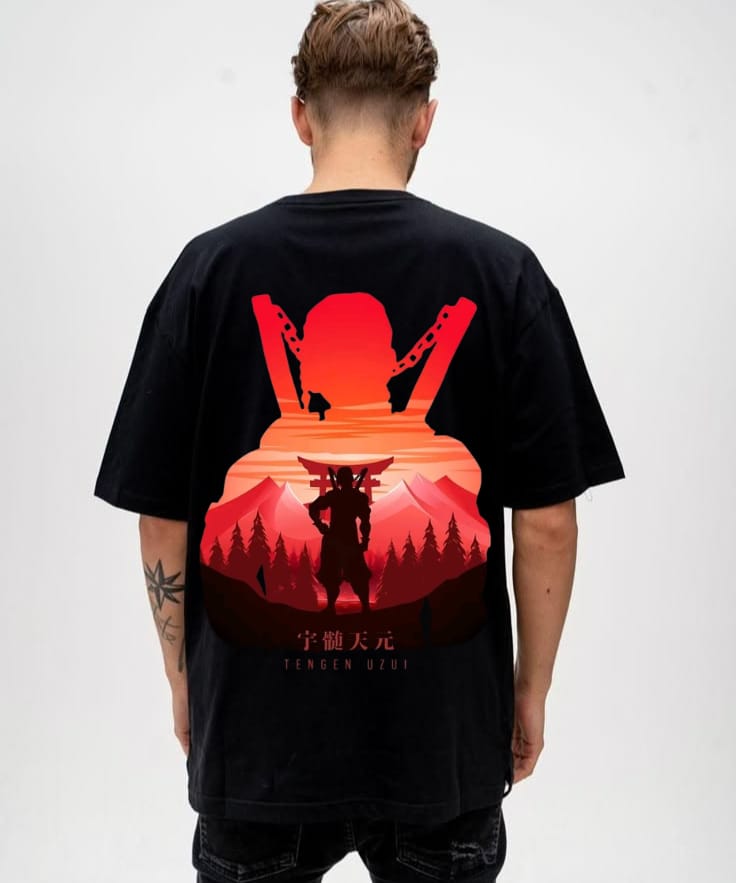 Demon Tenji Ninja Hashira Graphic T-Shirt