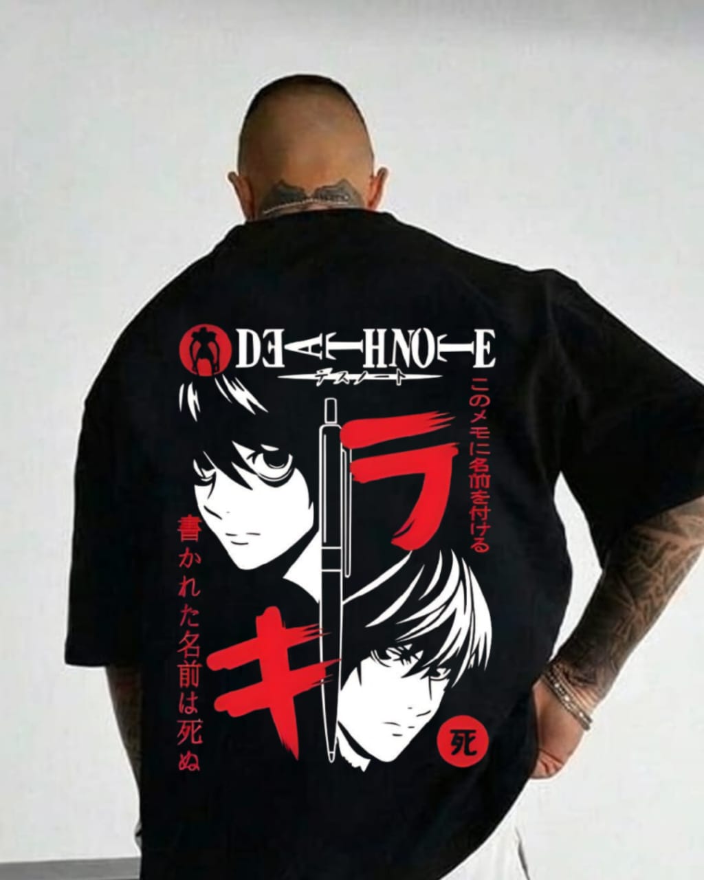 Death Note Minimal Tee – Shinigami Silhouette