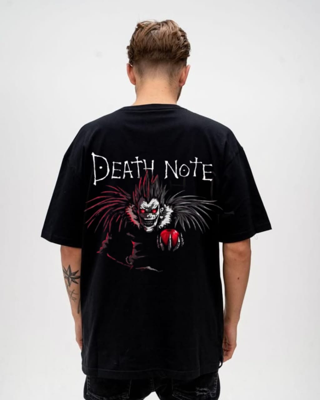Death Note Oversized Anime T-Shirt | Dark Aesthetic Streetwear | Unisex Graphic Tee
