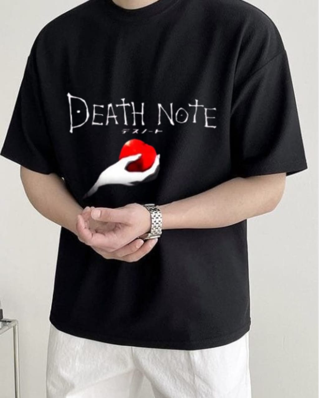 Death Note Oversized Anime T-Shirt | Dark Aesthetic Streetwear | Unisex Graphic Tee