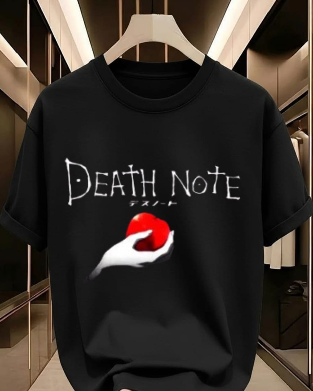 Death Note Oversized Anime T-Shirt | Dark Aesthetic Streetwear | Unisex Graphic Tee