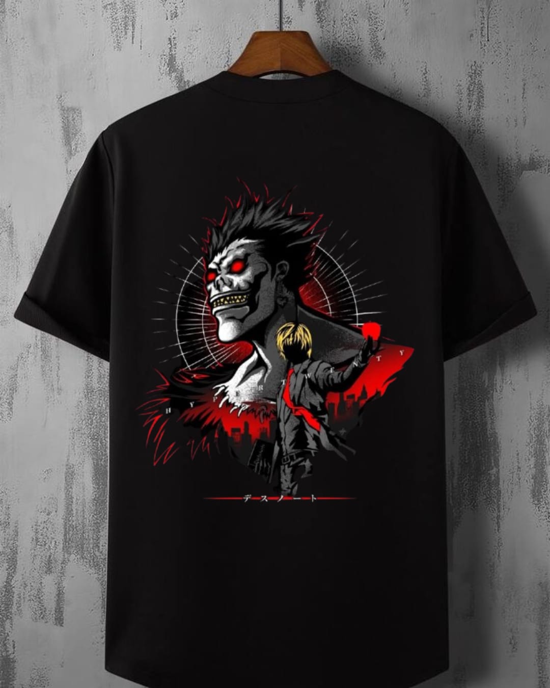 Death Note Oversized T-Shirt | Sons of Shinigami Edition | Dark Anime Streetwear Tee