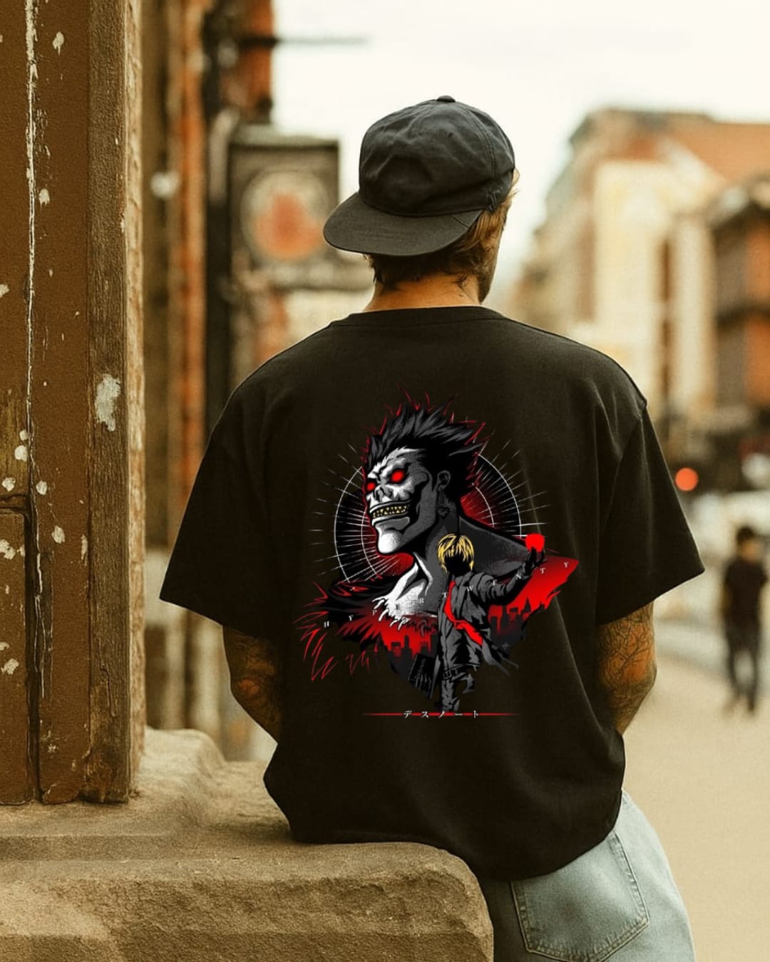 Death Note Oversized T-Shirt | Sons of Shinigami Edition | Dark Anime Streetwear Tee