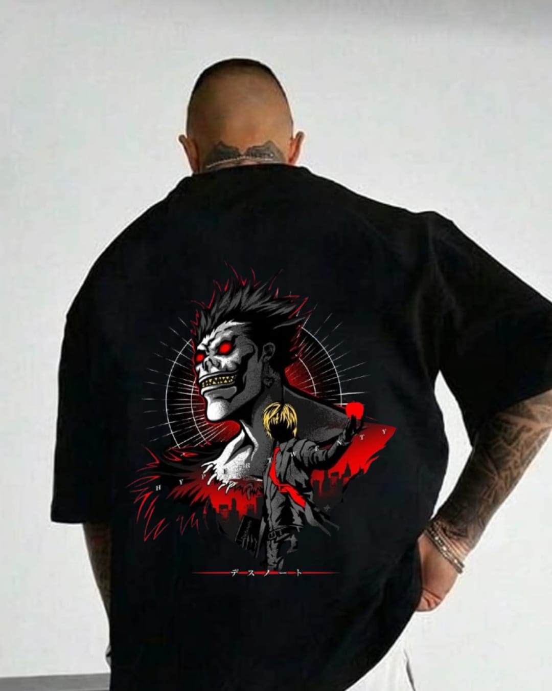 Death Note Oversized T-Shirt | Sons of Shinigami Edition | Dark Anime Streetwear Tee