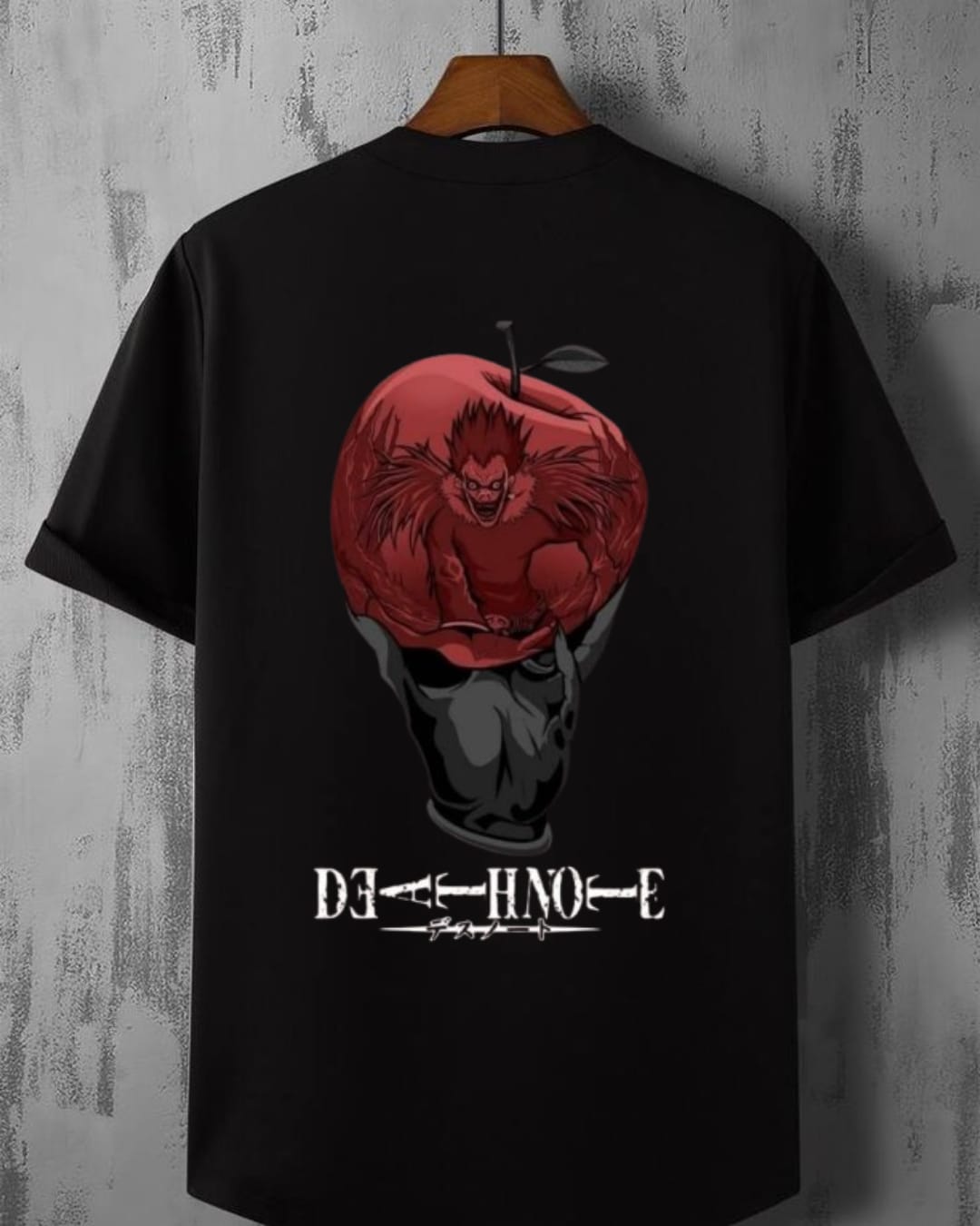 Death Note Cyberpunk Tee – Neon Shinigami Edition
