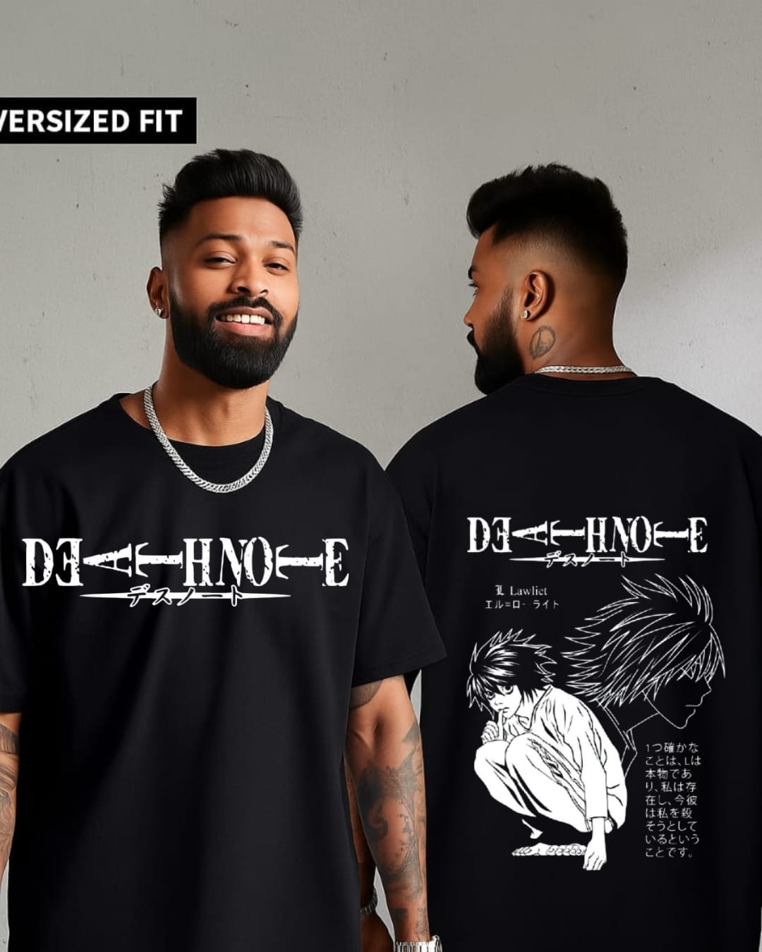 Death Note Minimal Graphic Tee – The Power of the Notebook