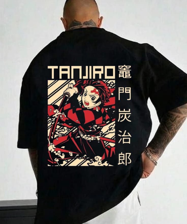 Tanjiro Kamado Hero of Demon Slayer T-Shirt – Anime Graphic Tee