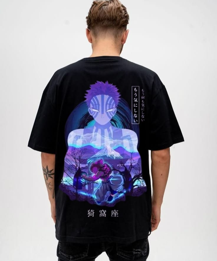 Akaza Upper Moon Demon Graphic T-Shirt