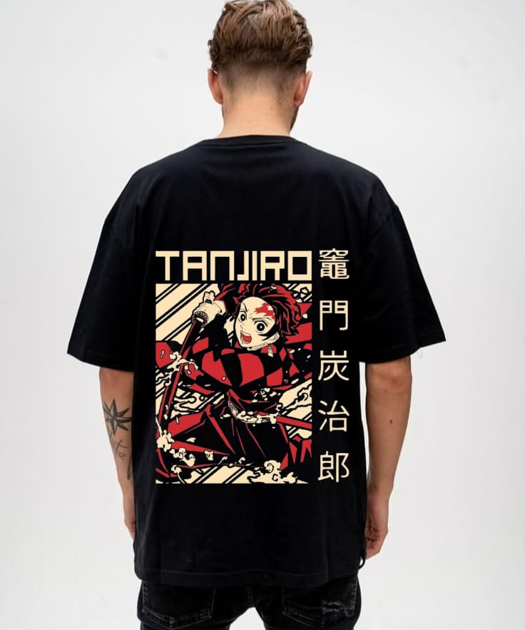 Tanjiro Kamado Hero of Demon Slayer T-Shirt – Anime Graphic Tee
