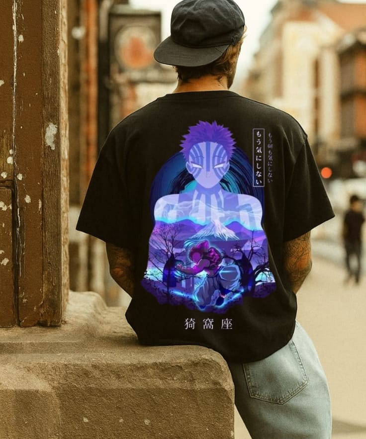 Akaza Upper Moon Demon Graphic T-Shirt