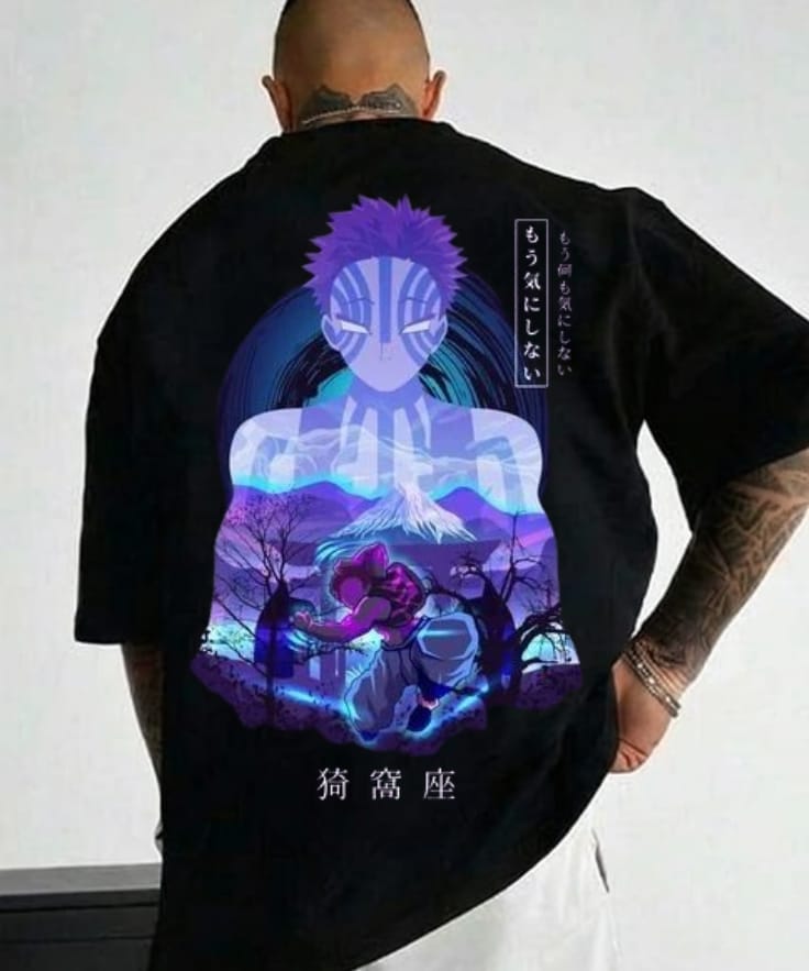 Akaza Upper Moon Demon Graphic T-Shirt